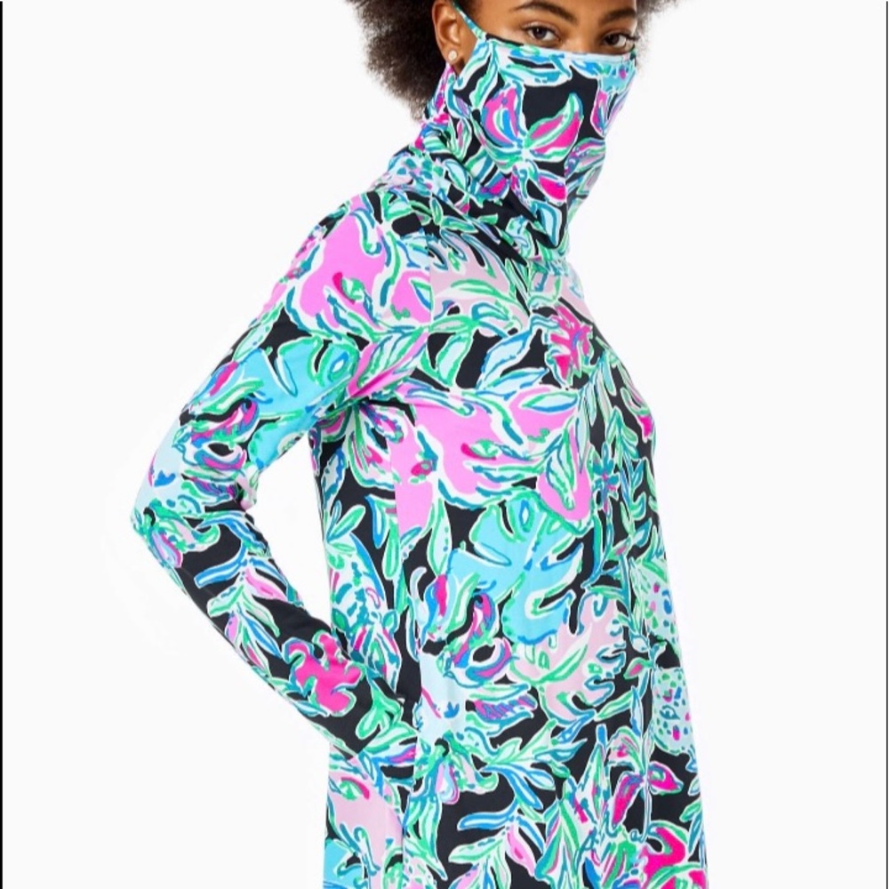 Let’s Get Wild Onyx Lilshield Mask Dress L